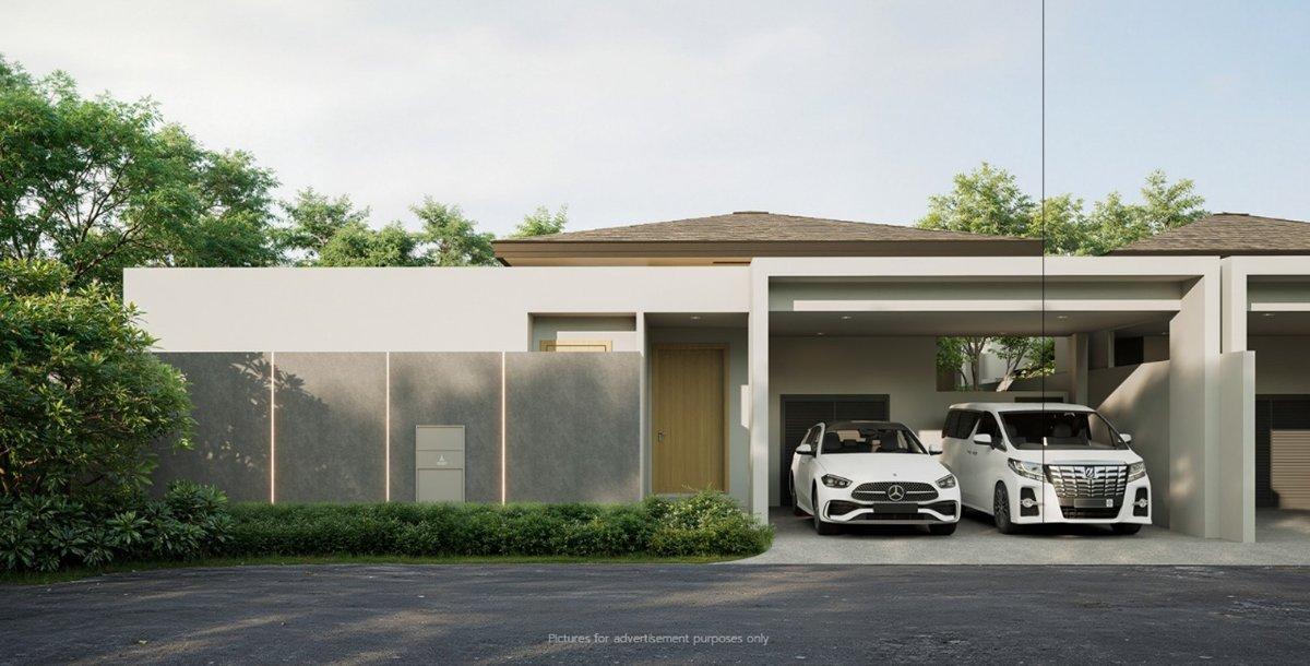 Interior view of 3 Bedroom Modern Pool Villa for Sale at Botanica Verdant, Pru Jampa - Type B